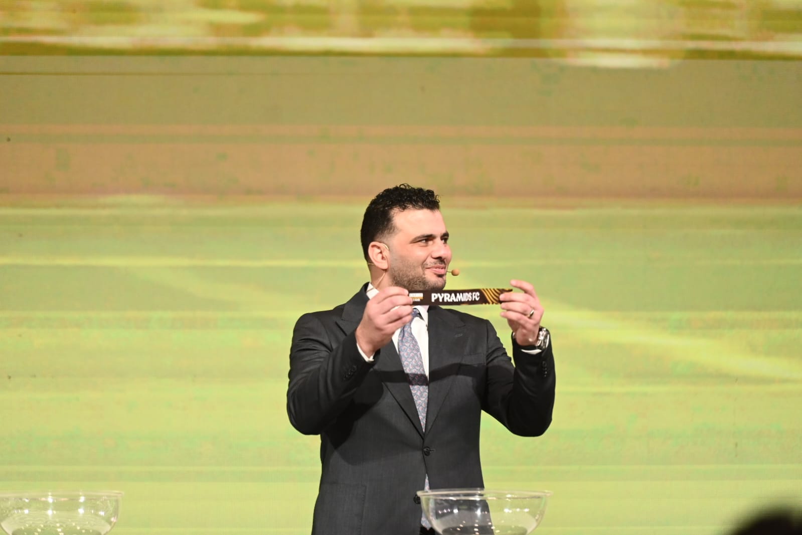 صور مراسم قرعة دوري الأبطال وكأس الكونفدرالية بمقر الاتحاد المصري