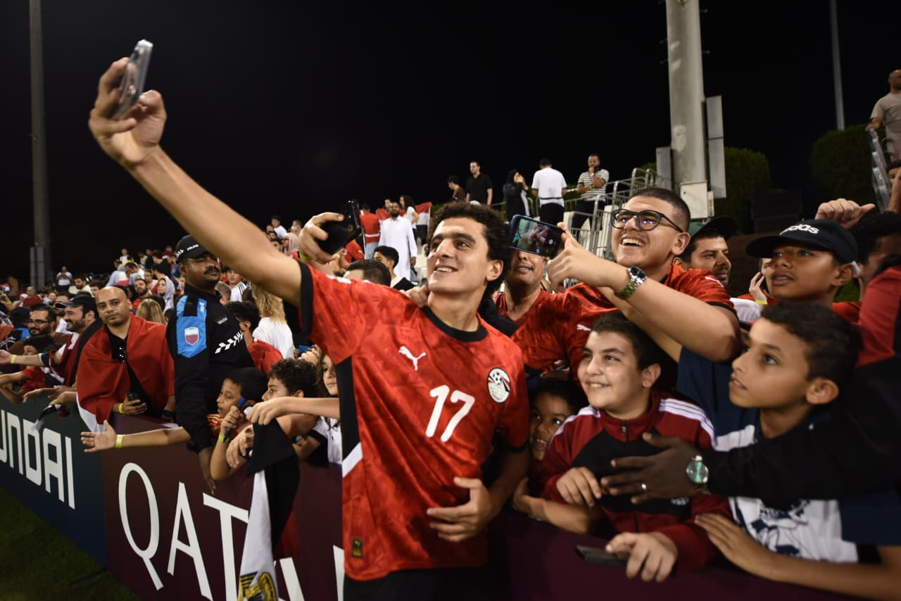 فرحة المنتخب الوطني تحت 17 سنة بعد التعادل مع فنزويلا بعشرة لاعبين