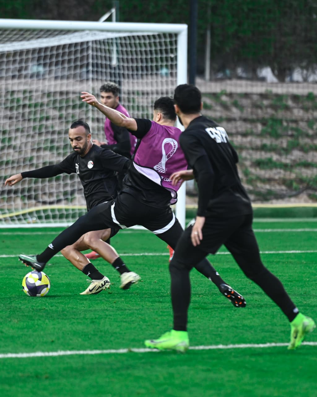 منتخب مصر المشارك في كأس العرب يواصل تحضيراته لمواجهة الإمارات