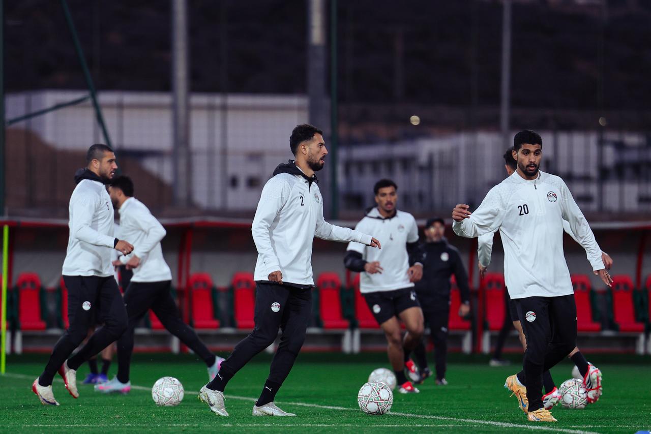 منتخب مصر يواصل تدريباته قبل مواجهة كوت ديفوار