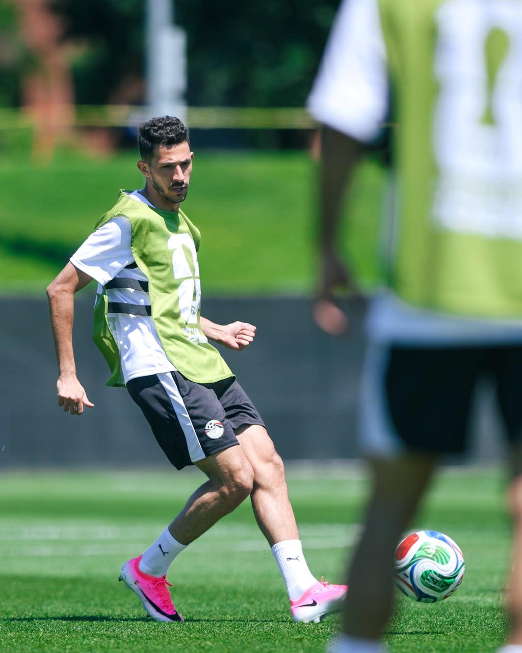 بالصور.. منتخب مصر يواصل استعداداته لمواجهة بلجيكا