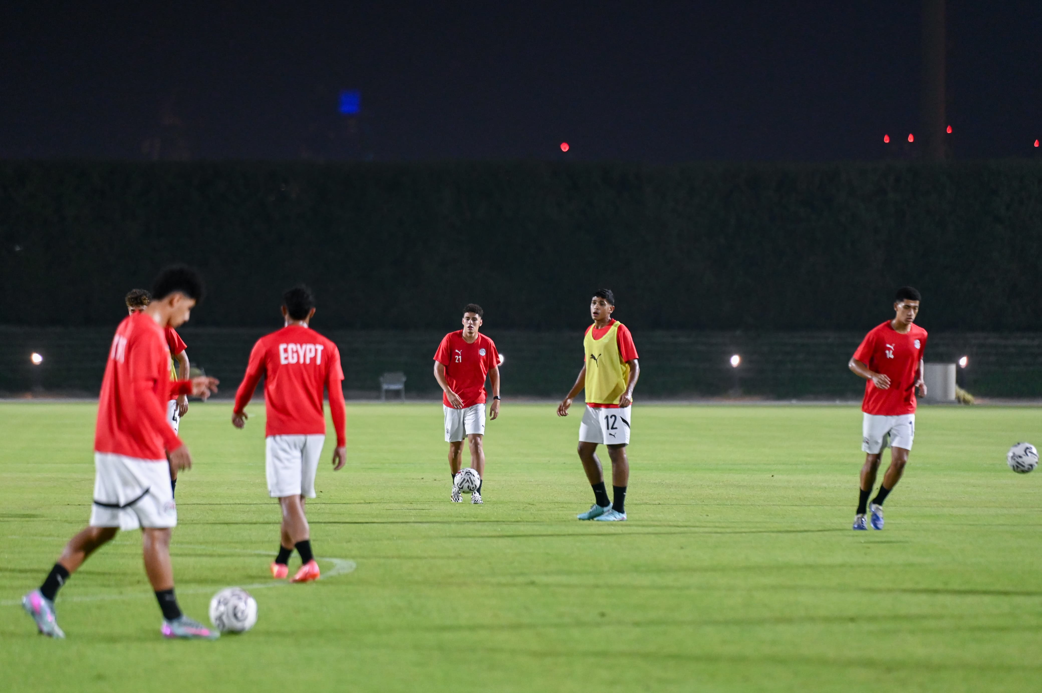 منتخب مصر تحت ١٧ ستة يواصل  تدريباته قبل انطلاق المونديال