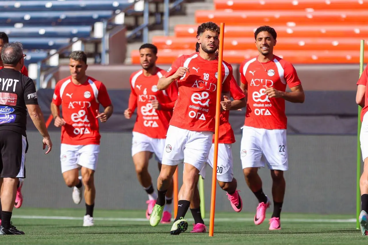 منتخب مصر يختتم تدريباته استعداداً لمواجهة البرازيل ودياً