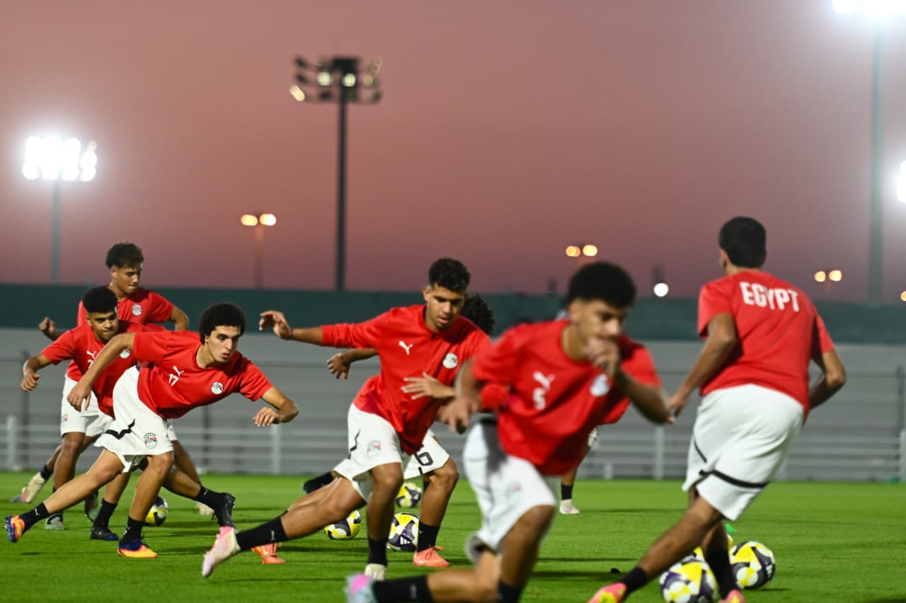 التدريب الأخير لمنتخب مصر تحت 17 سنة قبل مواجهة هايتي