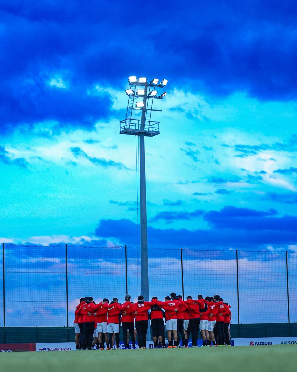 منتخب مصر يخوض آخر  تدريباته قبل مواجهة السنغال