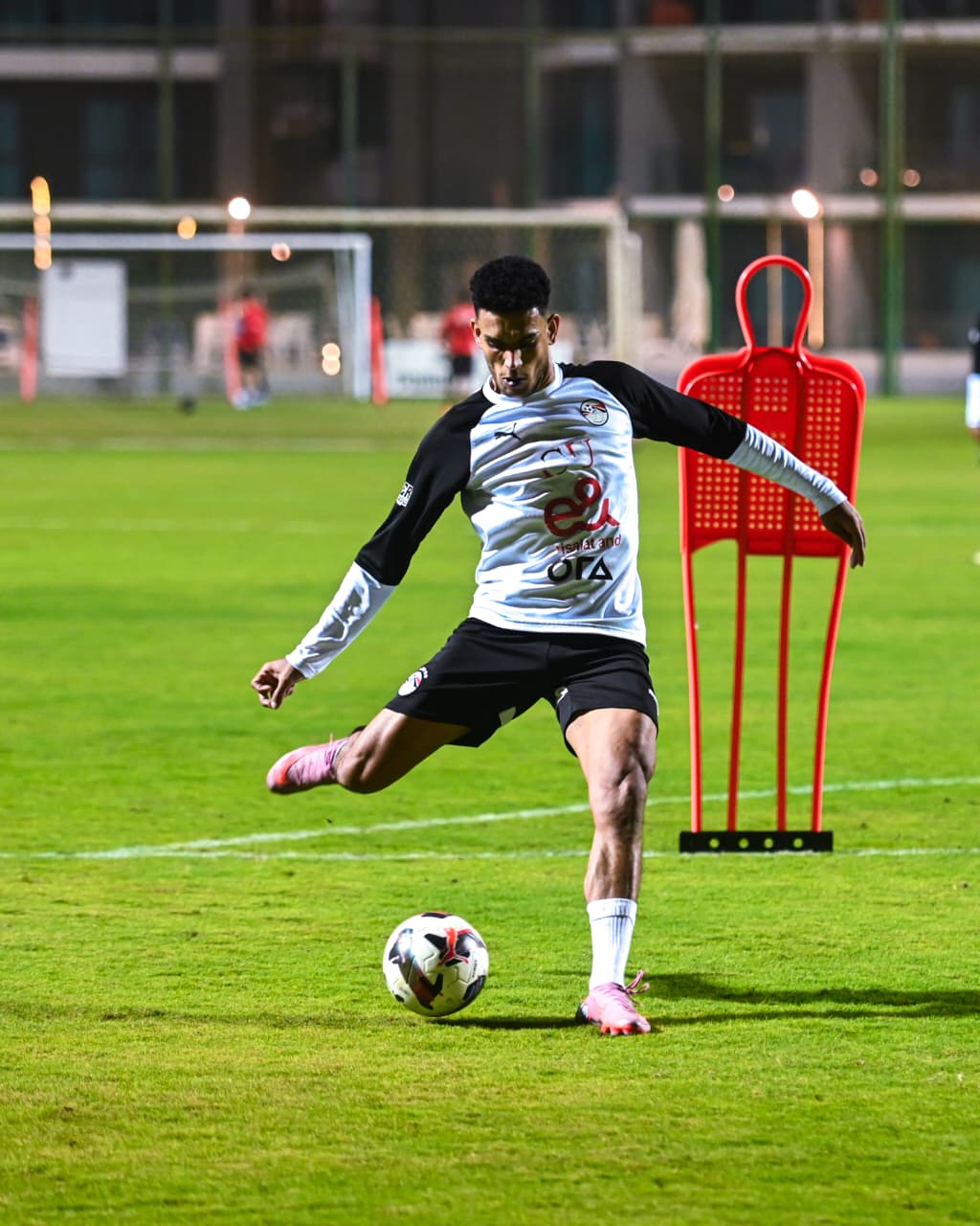 منتخب مصر المشارك في كأس العرب يختتم تدريباته قبل السفر للدوحة