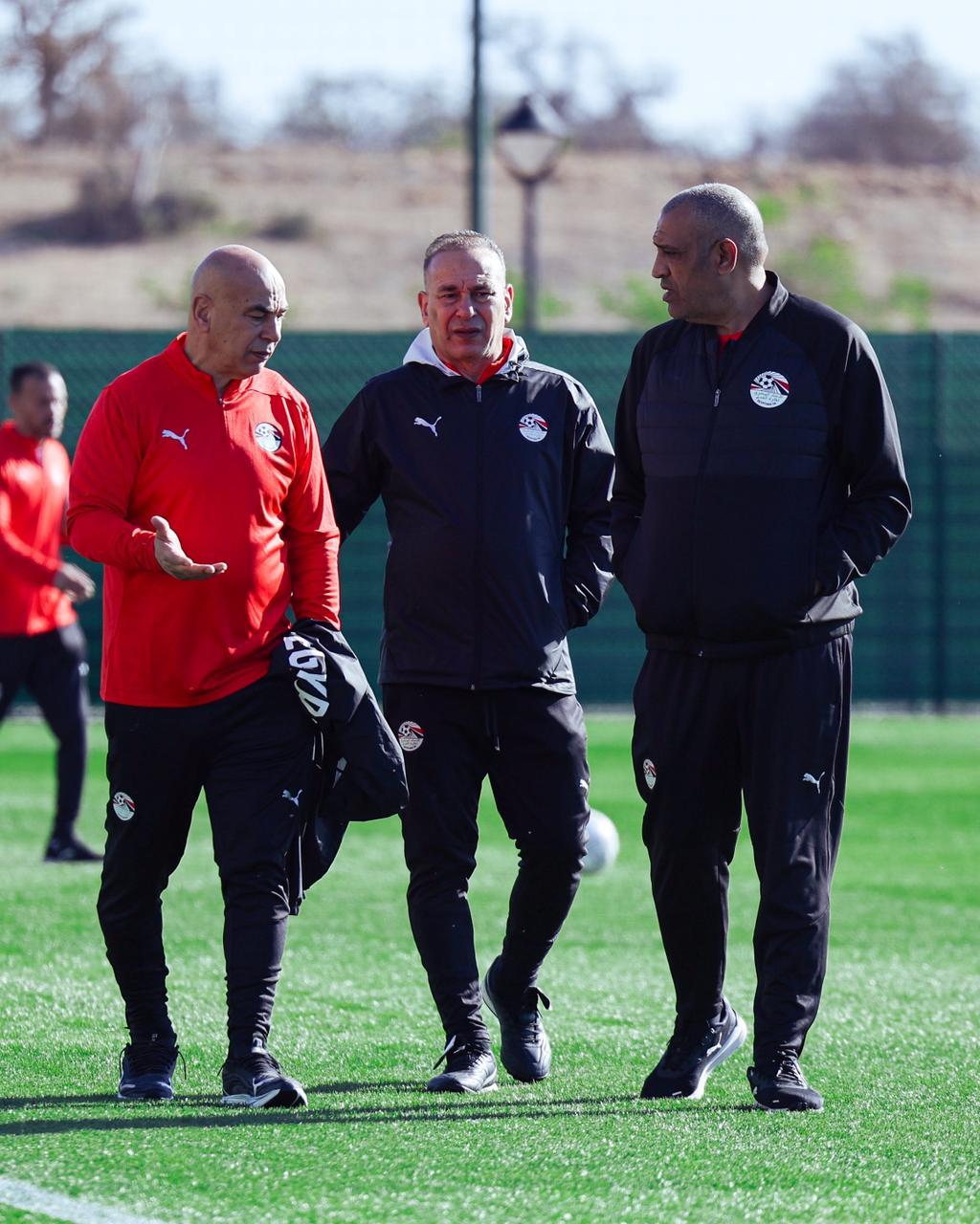 منتخب مصر يبدأ استعداداته لمواجهة جنوب أفريقيا 