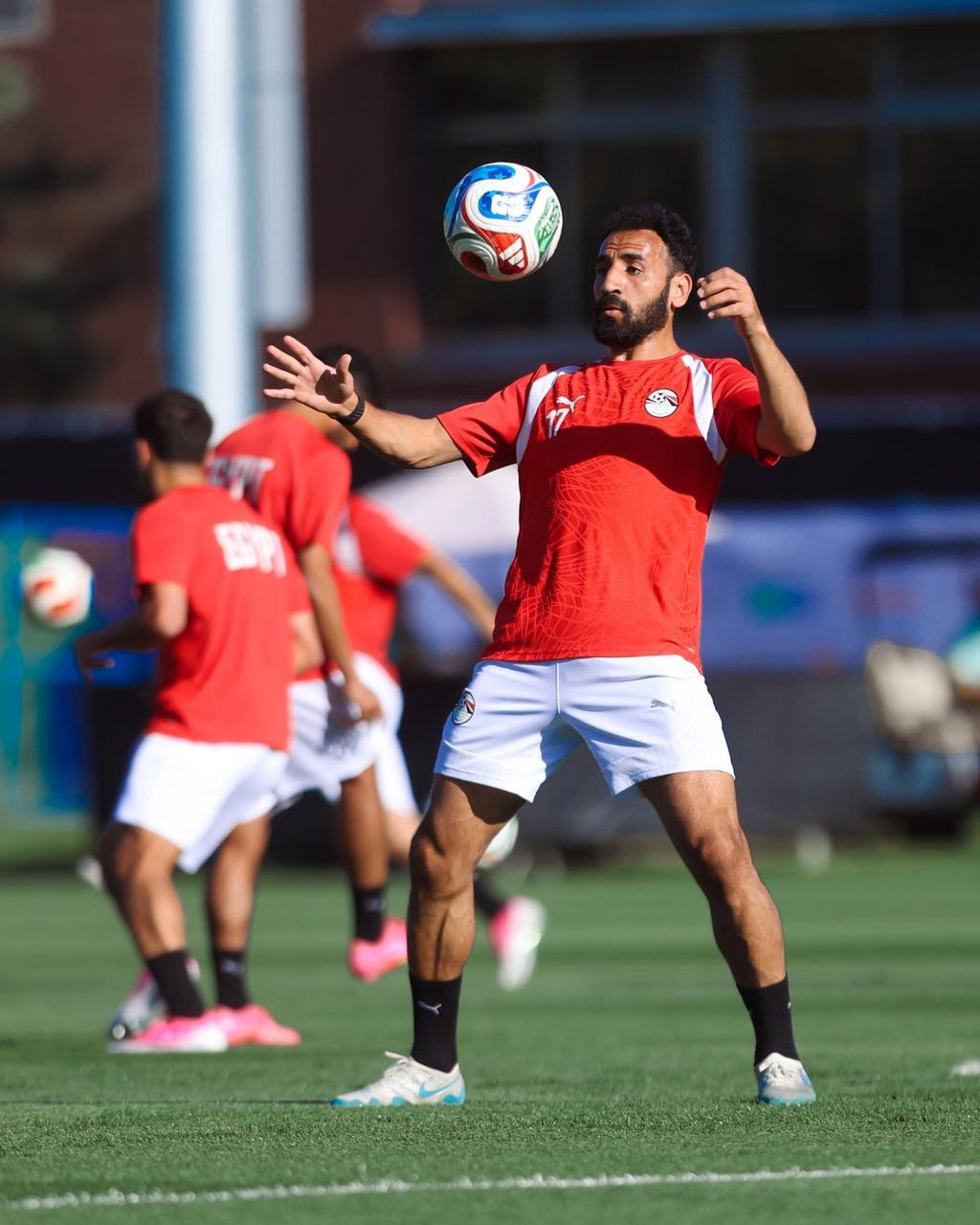 بالصور.. منتخب مصر يختتم تدريباته بفانكوفر استعداداً لمواجهة نيوزيلندا