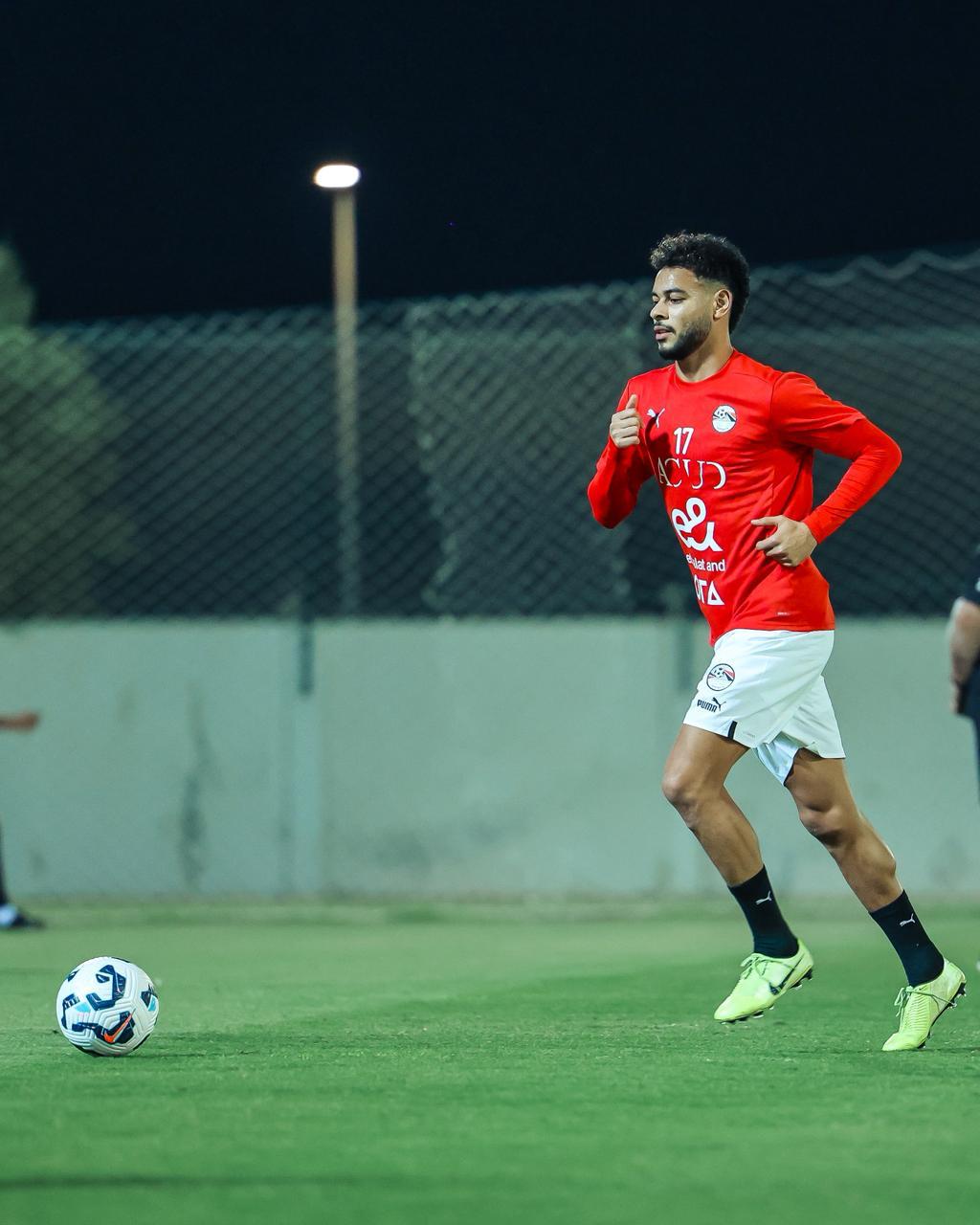 منتخب مصر يختتم تحضيراته لمواجهة أوزبكستان في دورة العين