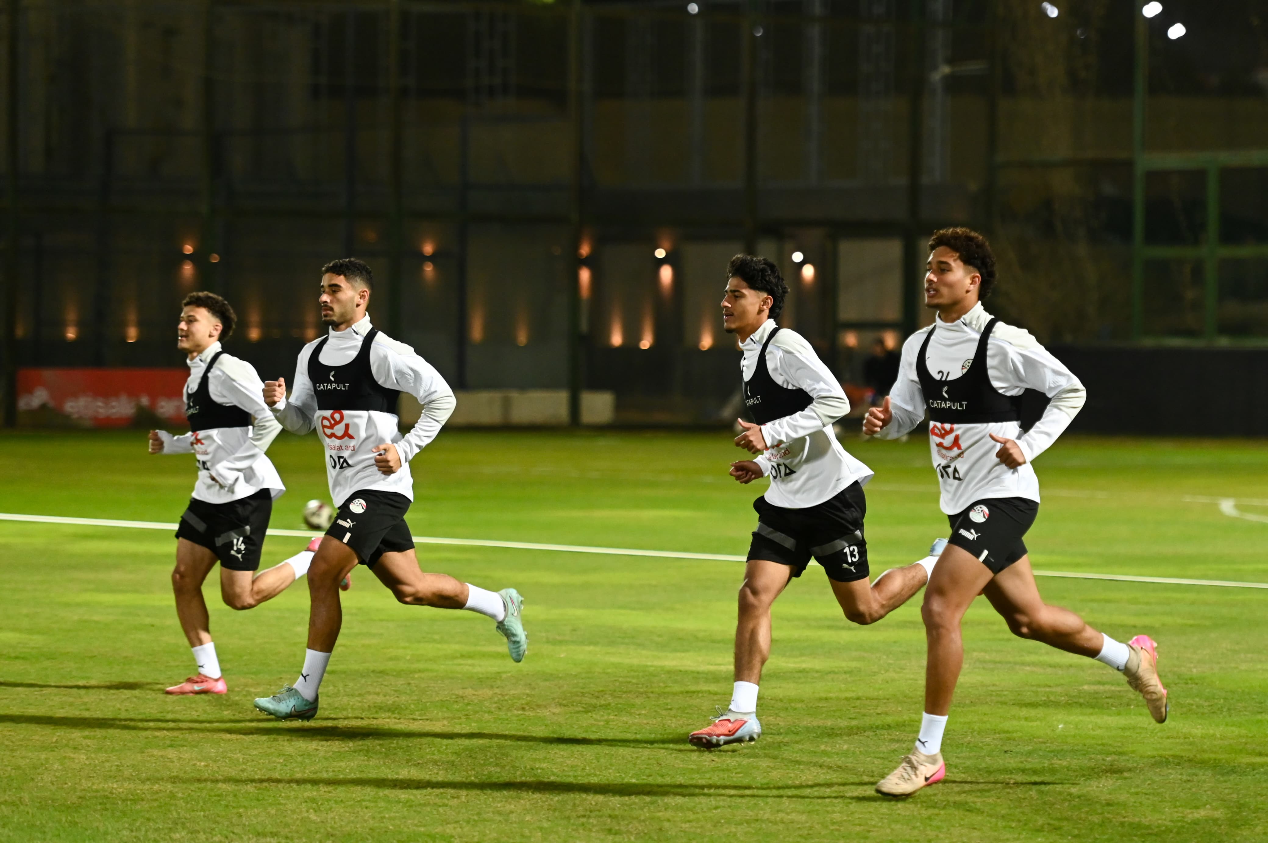 منتخب مصر 2007 يواصل تدريباته استعدادًا لوديتي العراق