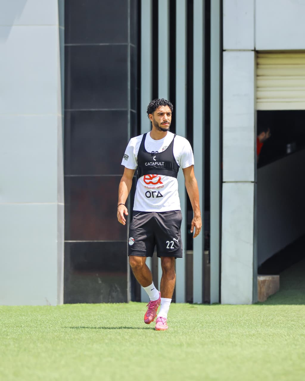 منتخب مصر يخوض آخر تدريباته في القاهرة قبل التوجه لبوركينا فاسو
