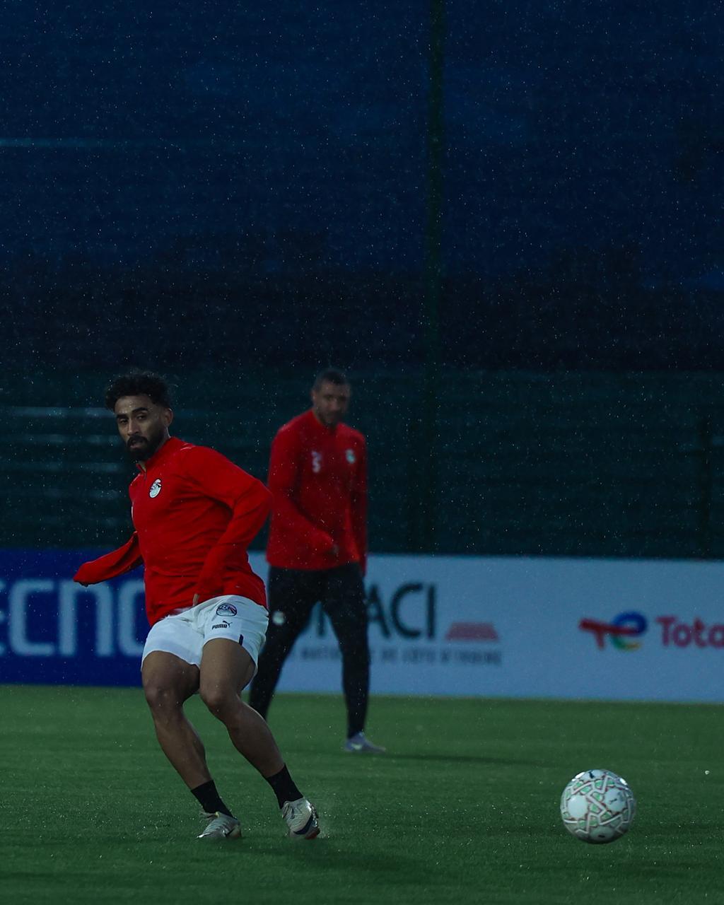 منتخب مصر يخوض آخر  تدريباته قبل مواجهة السنغال
