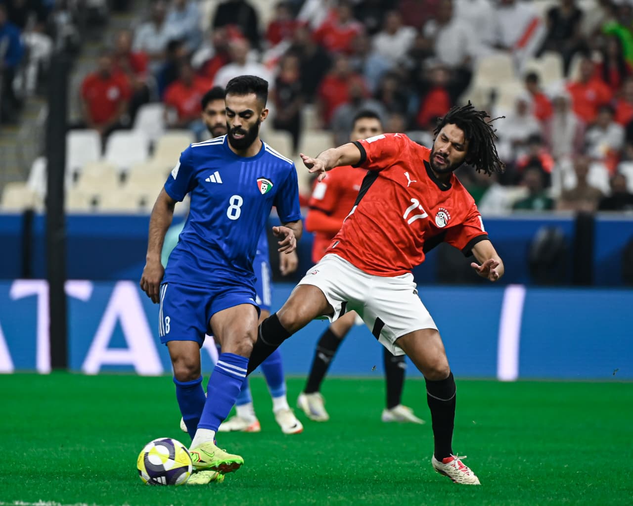 منتخب مصر المشارك في كأس العرب يفتتح مشواره بالتعادل مع الكويت