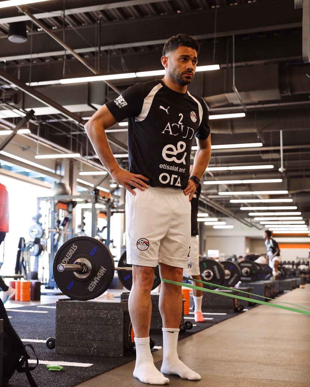 منتخب مصر يواصل تدريباته استعداداً لودية البرازيل  