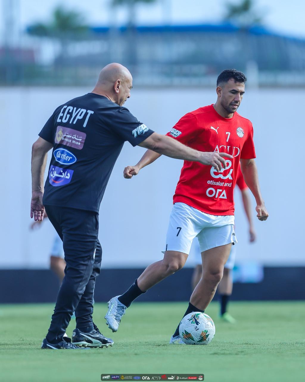 منتخب مصر يختتم تدريباته في الدار البيضاء قبل لقاء جيبوتي غدا