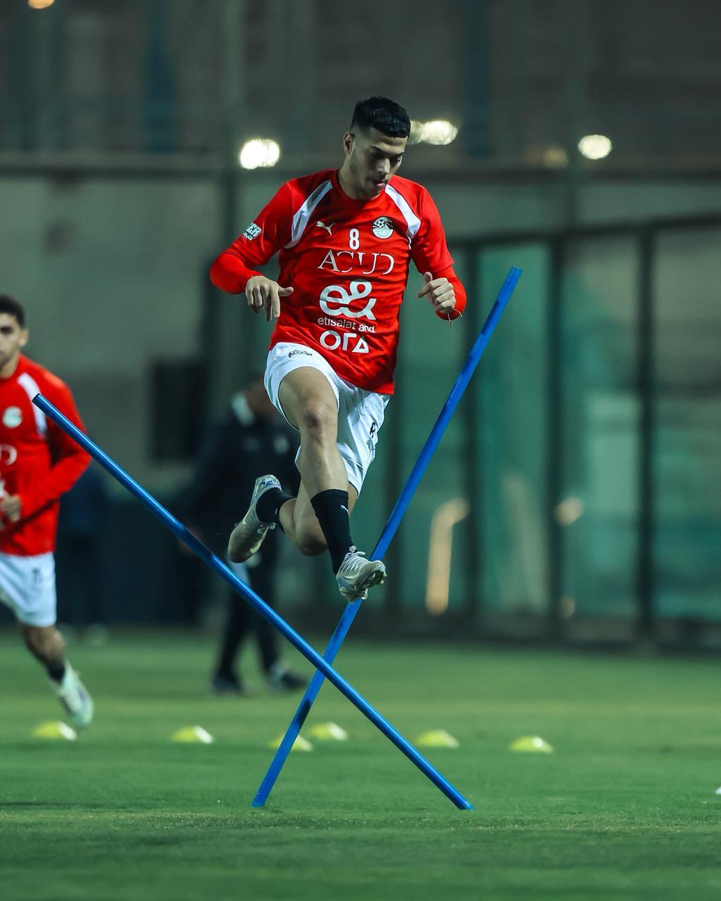 منتخب مصر يخوض ثاني  تدريباته بمركز المنتخبات الوطنية استعدادا لوديتي السعودية و إسبانيا 