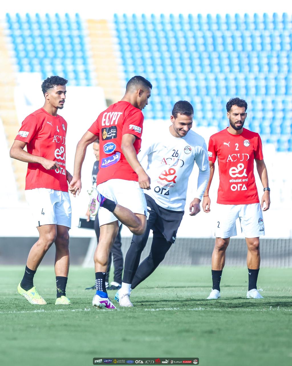 منتخب مصر يختتم تدريباته في الدار البيضاء قبل لقاء جيبوتي غدا