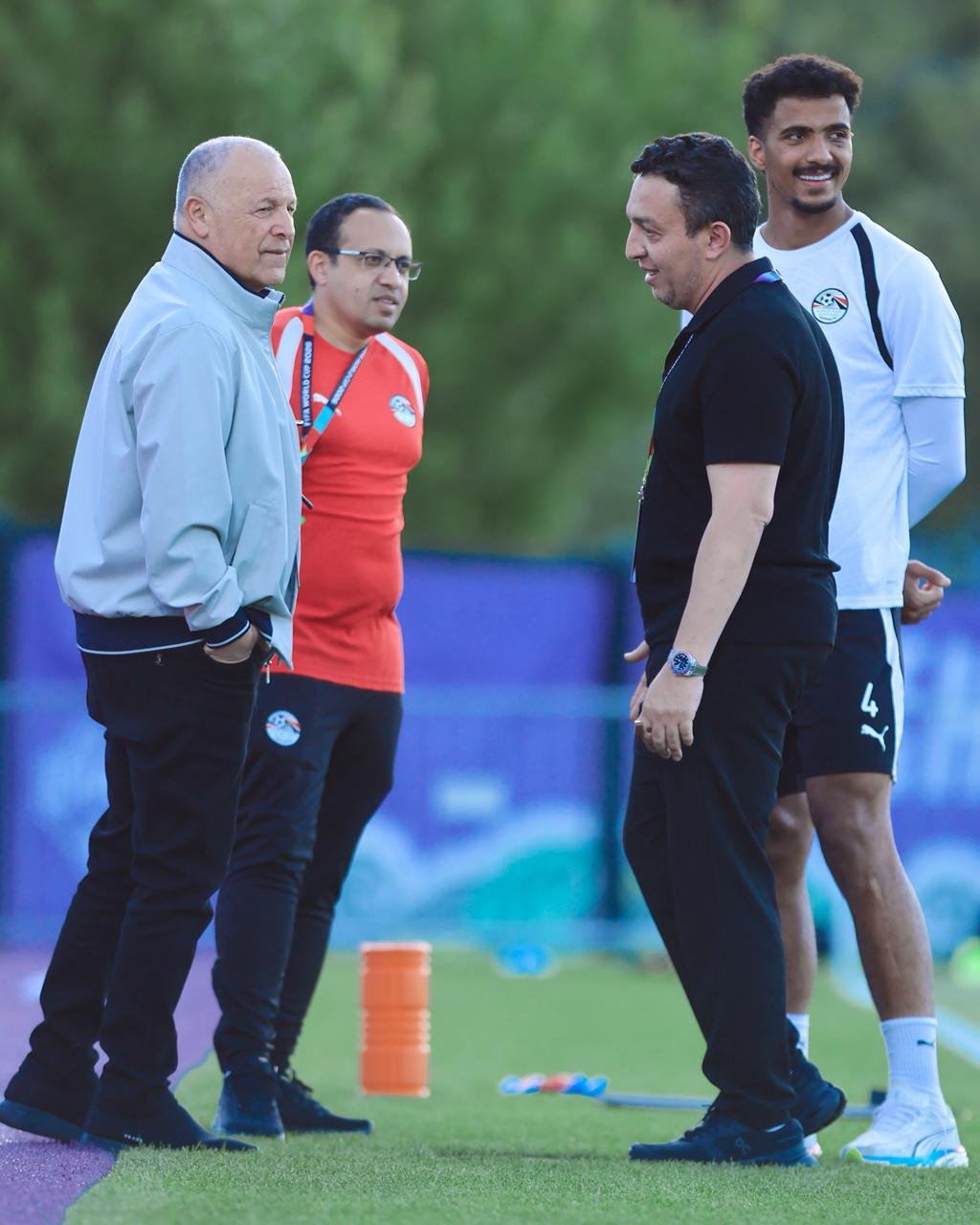 بالصور.. منتخب مصر يخوض تدريباته بسياتل  استعداداً لمواجهة إيران 