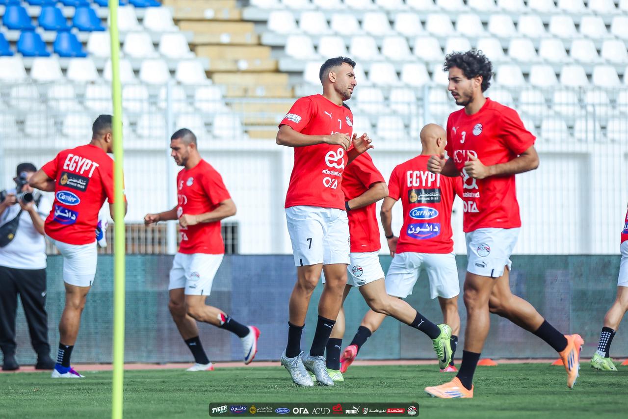 منتخب مصر يختتم تدريباته في الدار البيضاء قبل لقاء جيبوتي غدا