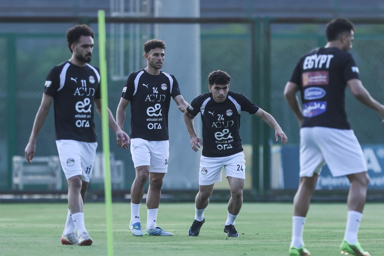 بالصور: منتخب مصر يواصل تدريباته استعدادا لروسيا بحضور مرموش وعبد الكريم