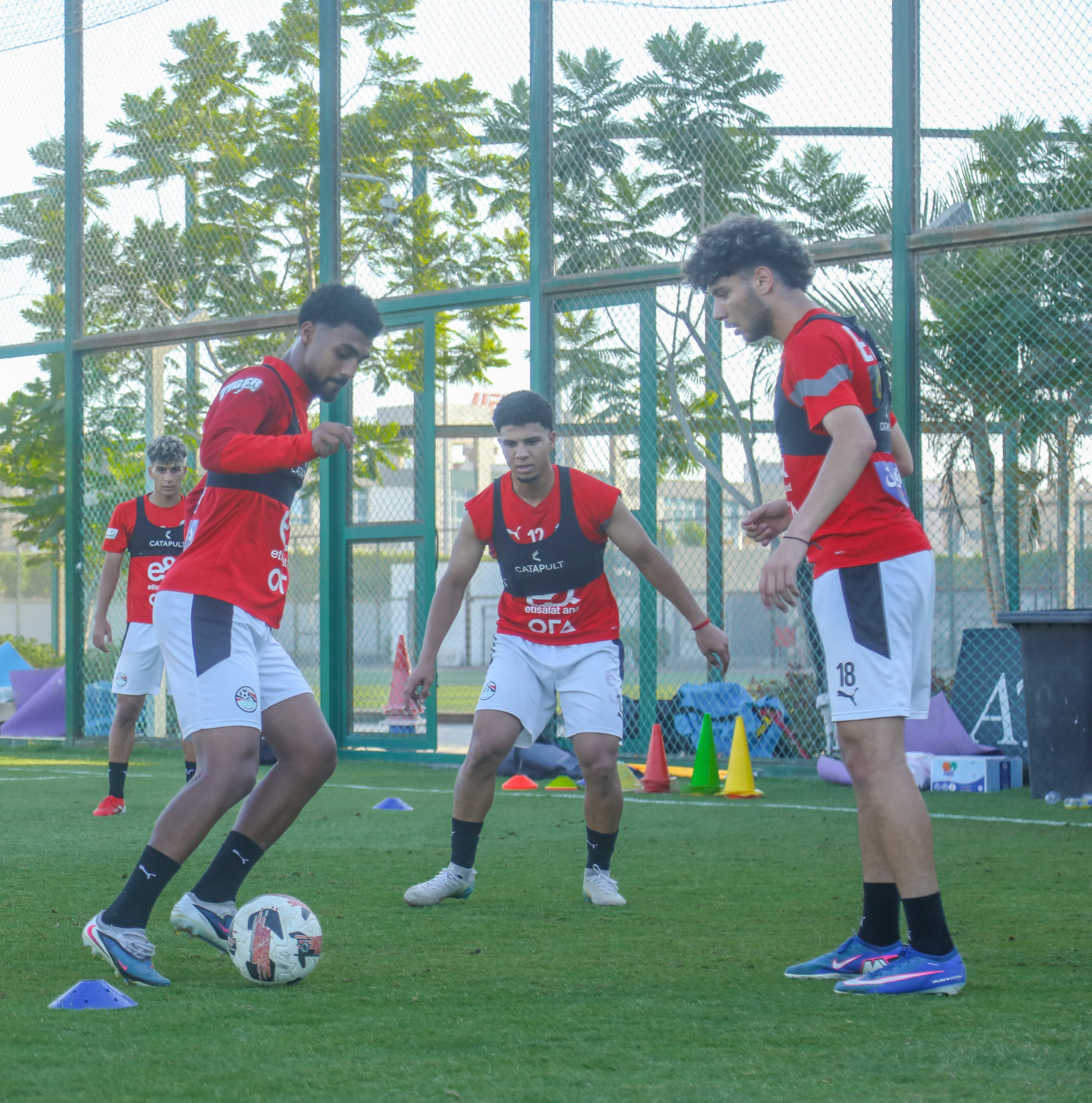 لقطات من تدريبات منتخب مصر للشباب استعداداً لتصفيات شمال أفريقيا