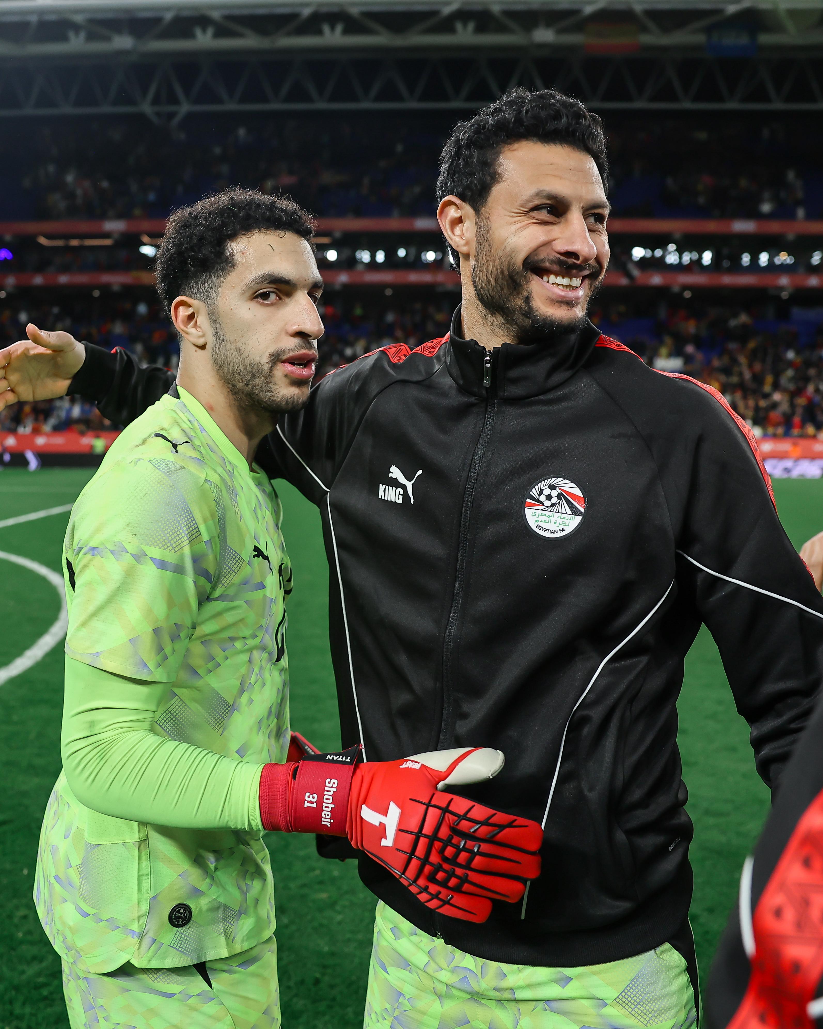 بالصور.. منتخب مصر بعد التعادل مع منتخب إسبانيا