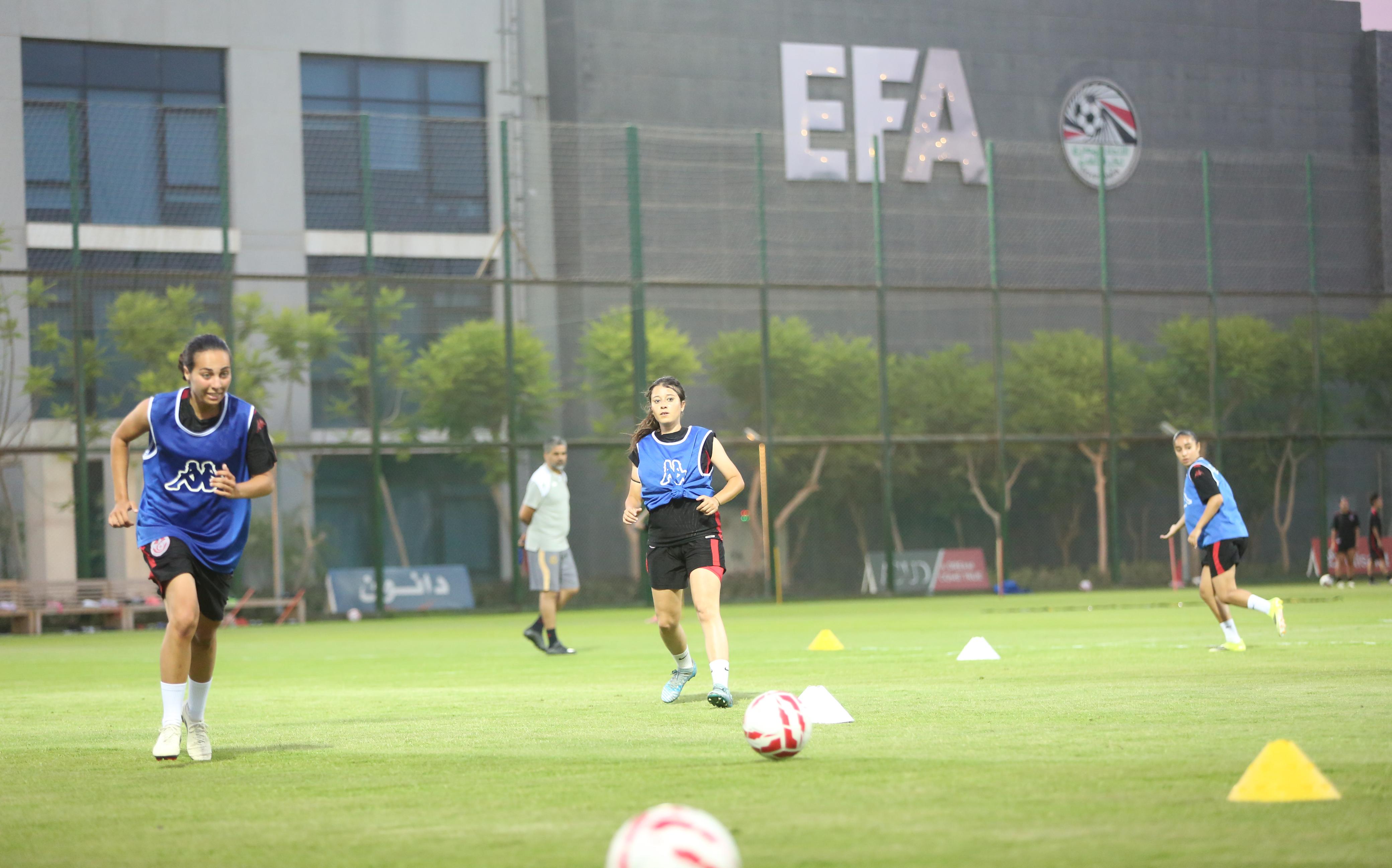 بالصور: الاتحاد المصري يستضيف منتخب تونس للسيدات