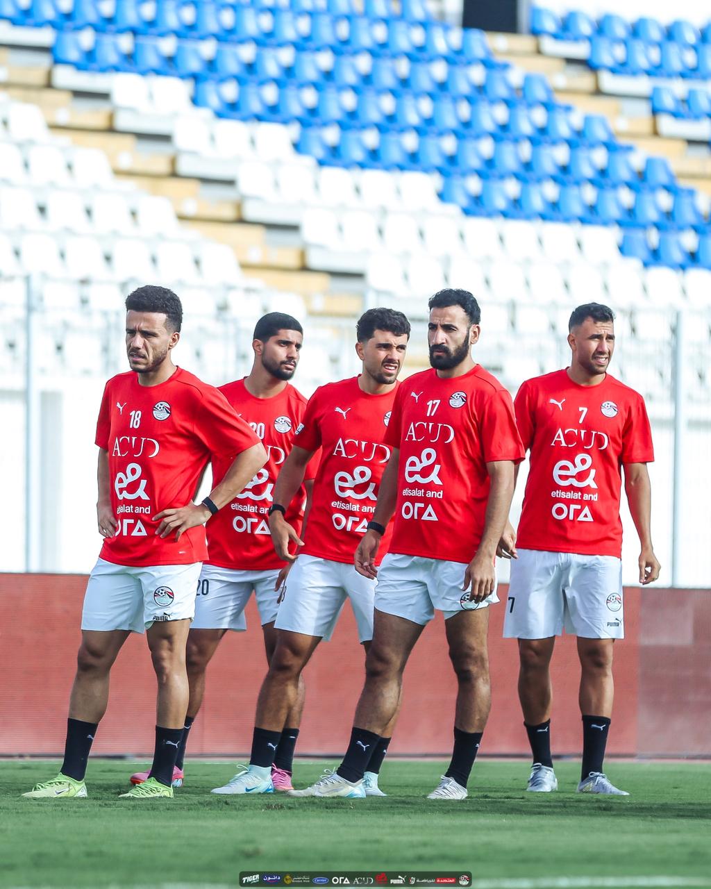 منتخب مصر يختتم تدريباته في الدار البيضاء قبل لقاء جيبوتي غدا