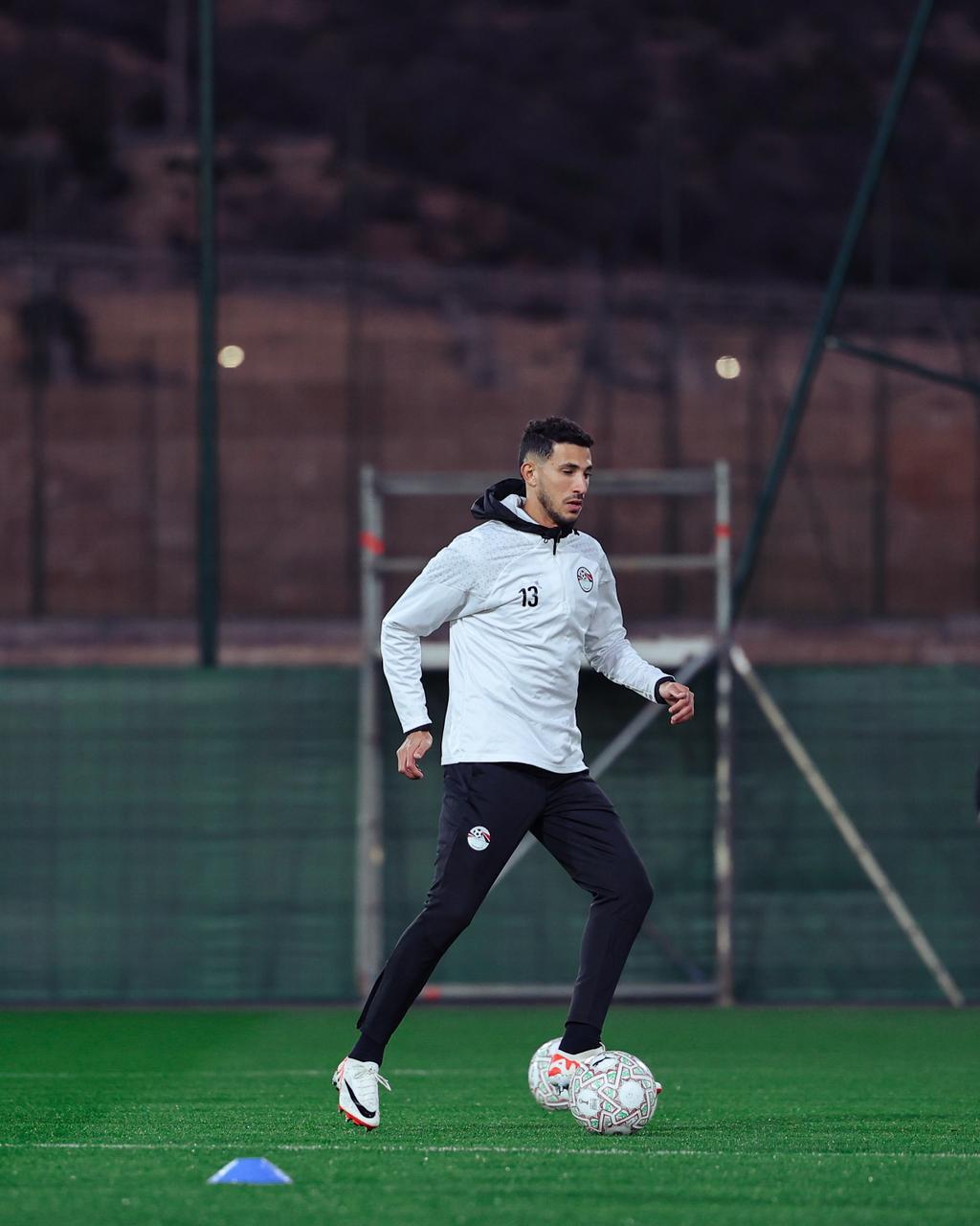 منتخب مصر يواصل تدريباته قبل مواجهة كوت ديفوار