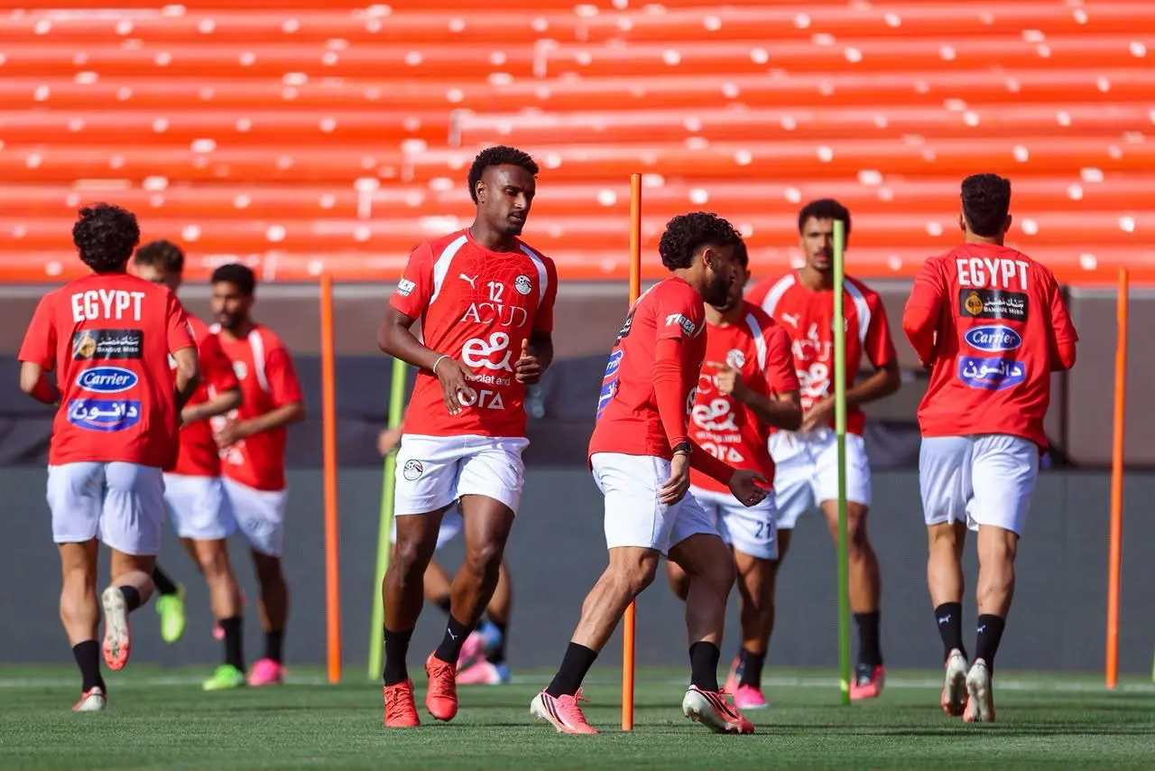 منتخب مصر يختتم تدريباته استعداداً لمواجهة البرازيل ودياً