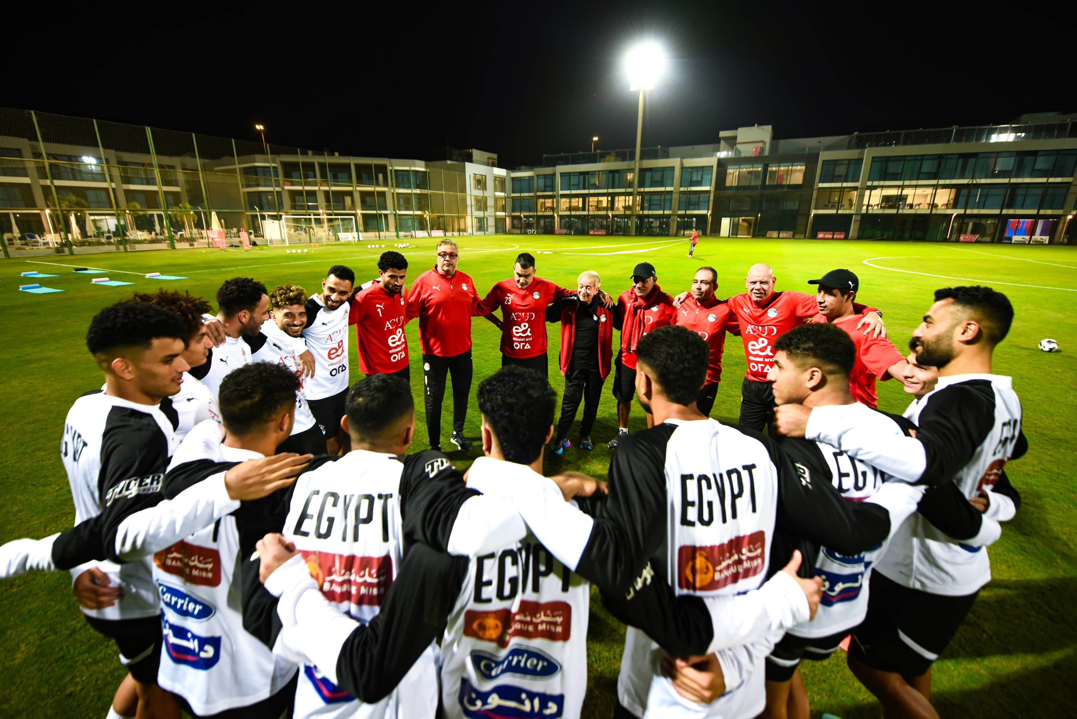 تدريبات منتخب مصر المشارك في كأس العرب قبل السفر إلى قطر
