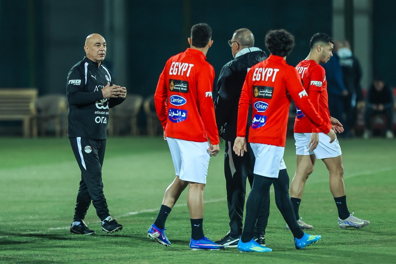 منتخب مصر يخوض ثاني  تدريباته بمركز المنتخبات الوطنية استعدادا لوديتي السعودية و إسبانيا 