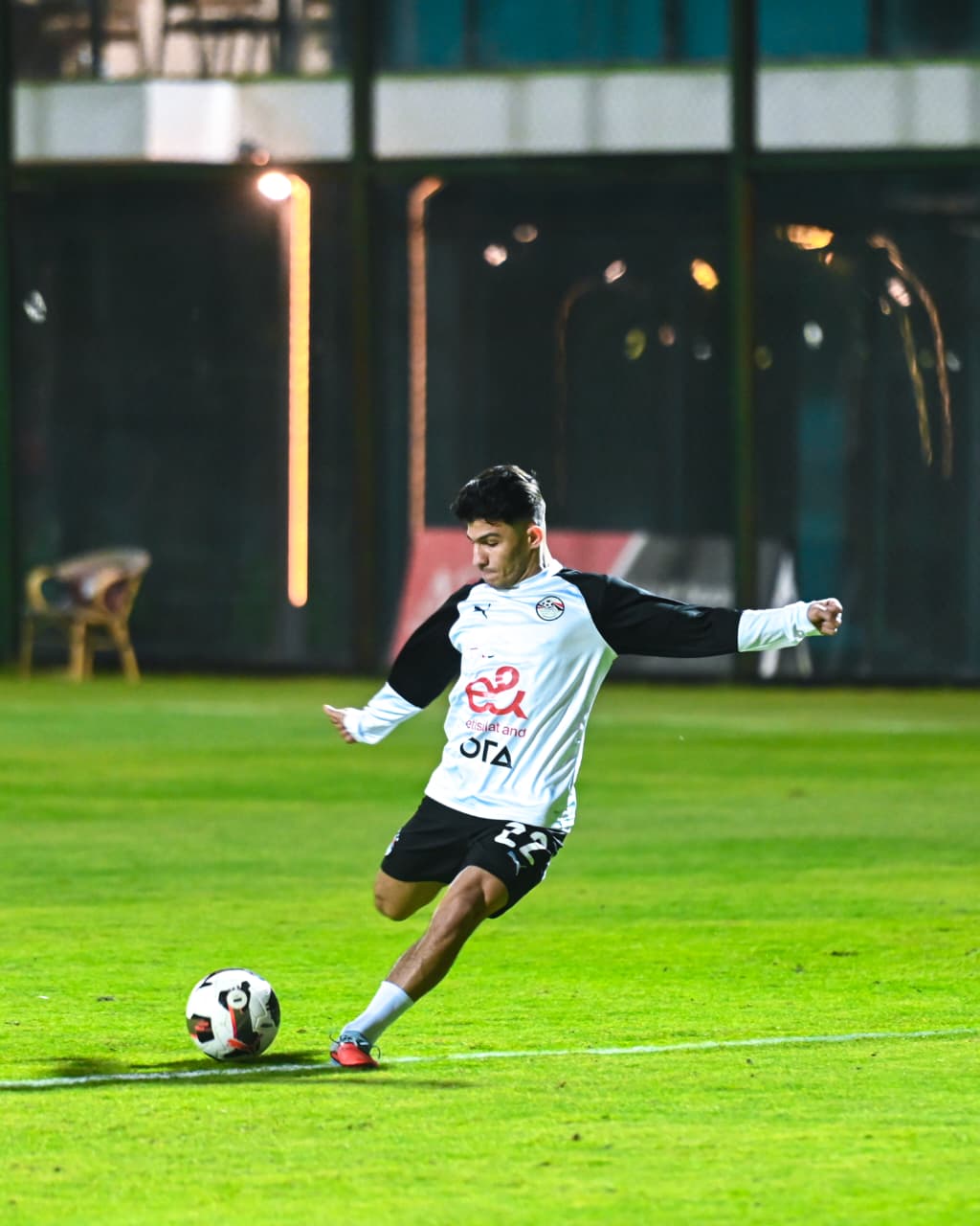 منتخب مصر المشارك في كأس العرب يختتم تدريباته قبل السفر للدوحة