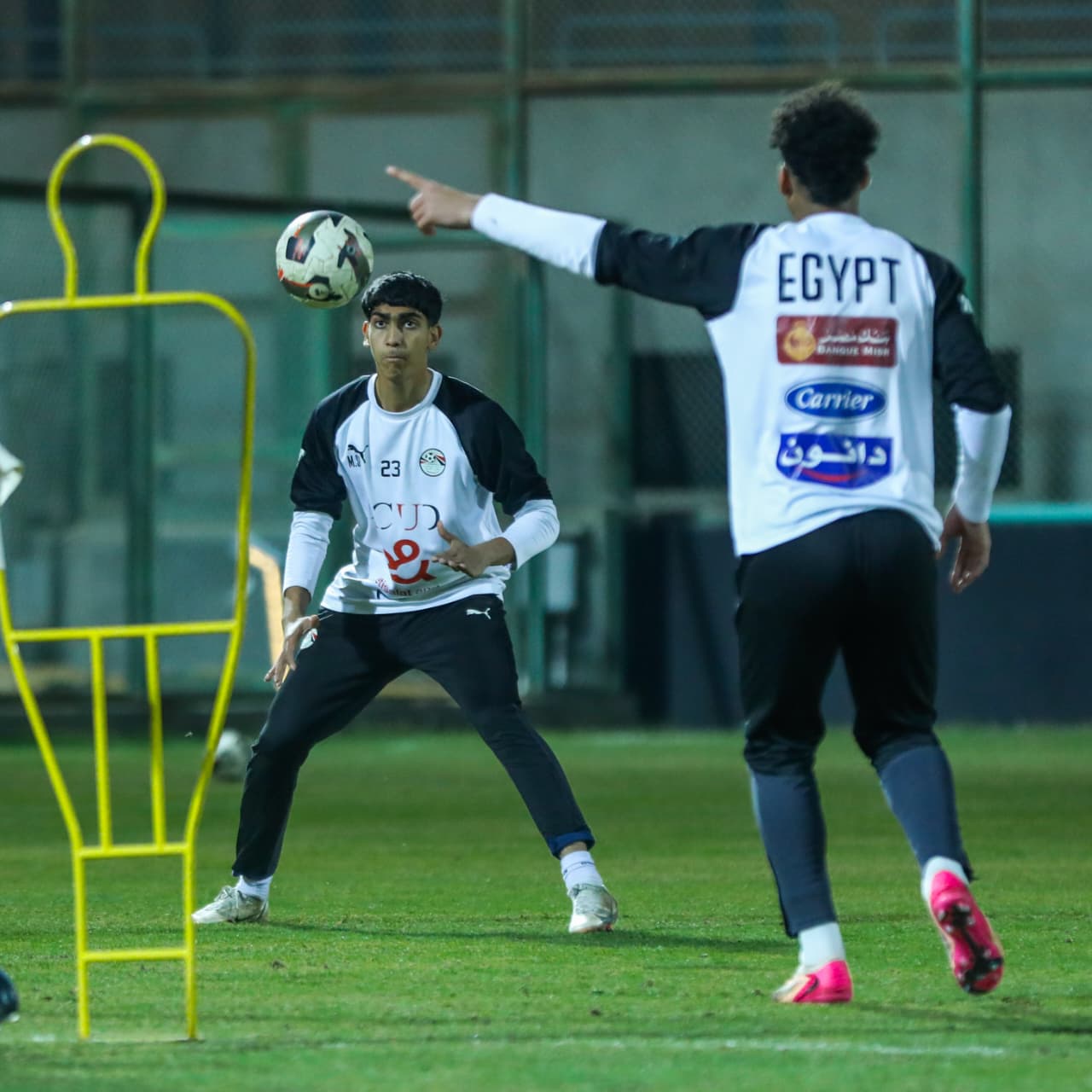 تدريبات منتخب مصر للناشئين