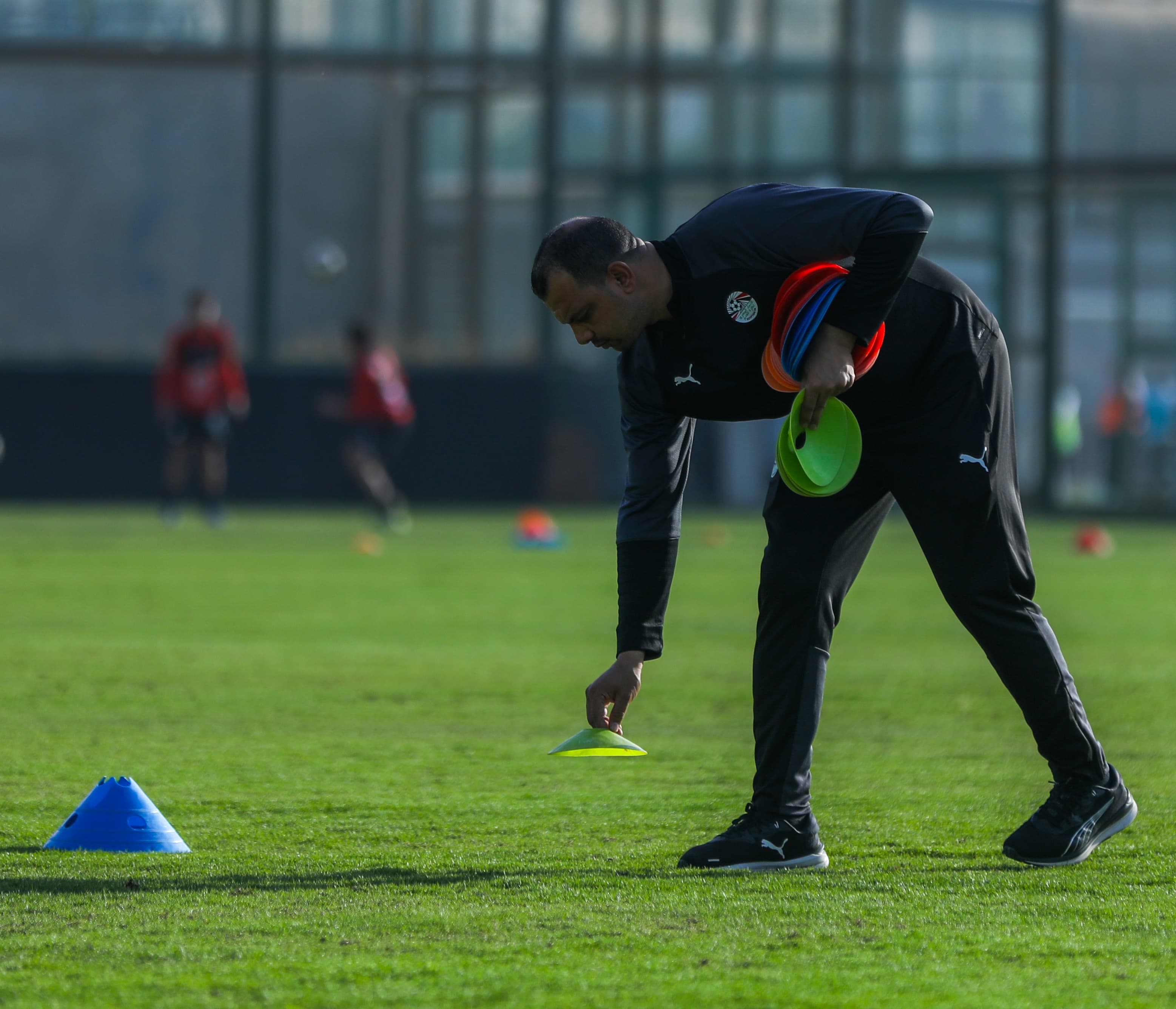 صور تدريبات منتخب الناشئين استعدادا لأمم أفريقيا