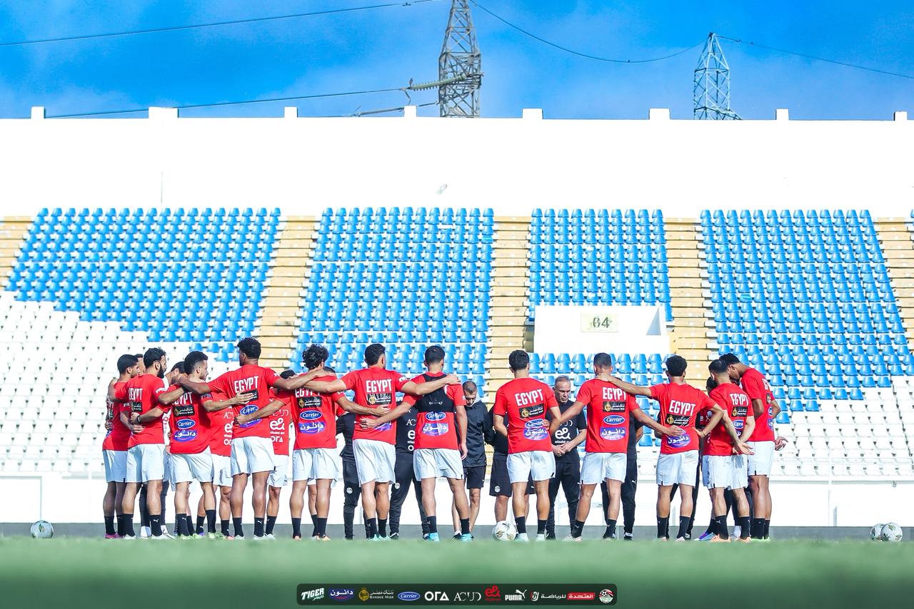 منتخب مصر يختتم تدريباته في الدار البيضاء قبل لقاء جيبوتي غدا