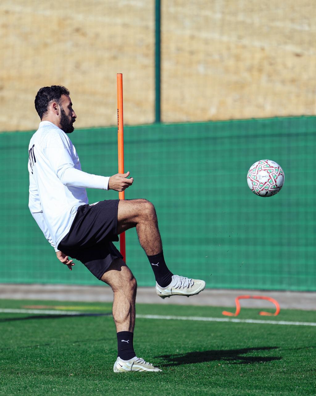 منتخب مصر يبدأ استعداداته لمواجهة جنوب أفريقيا 