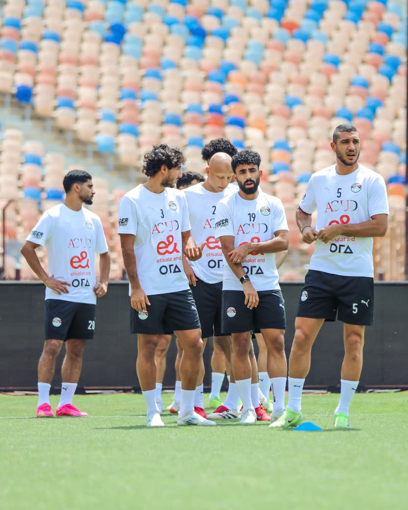 منتخب مصر يخوض آخر تدريباته في القاهرة قبل التوجه لبوركينا فاسو