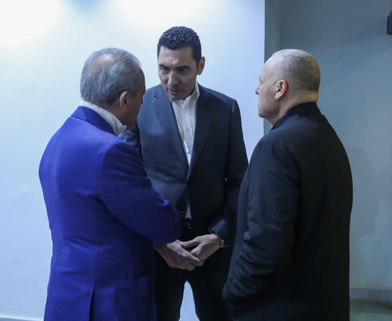 زيارة جوهر نبيل وزير الشباب والرياضة الجديد للاتحاد المصري