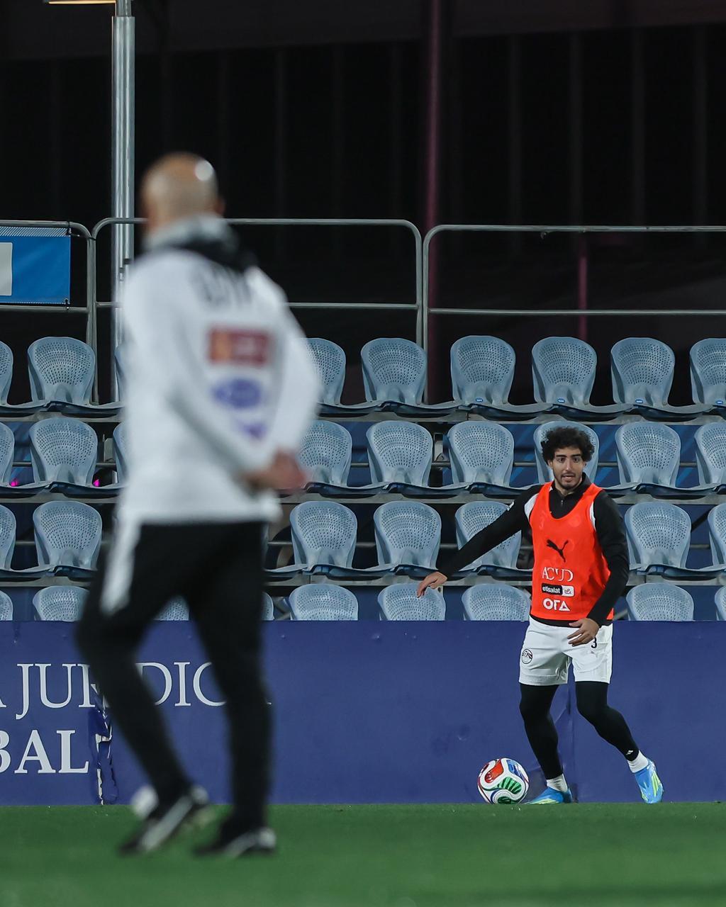 منتخب مصر يخوض تدريبه في "إسبانيول" استعداداً لودية إسبانيا