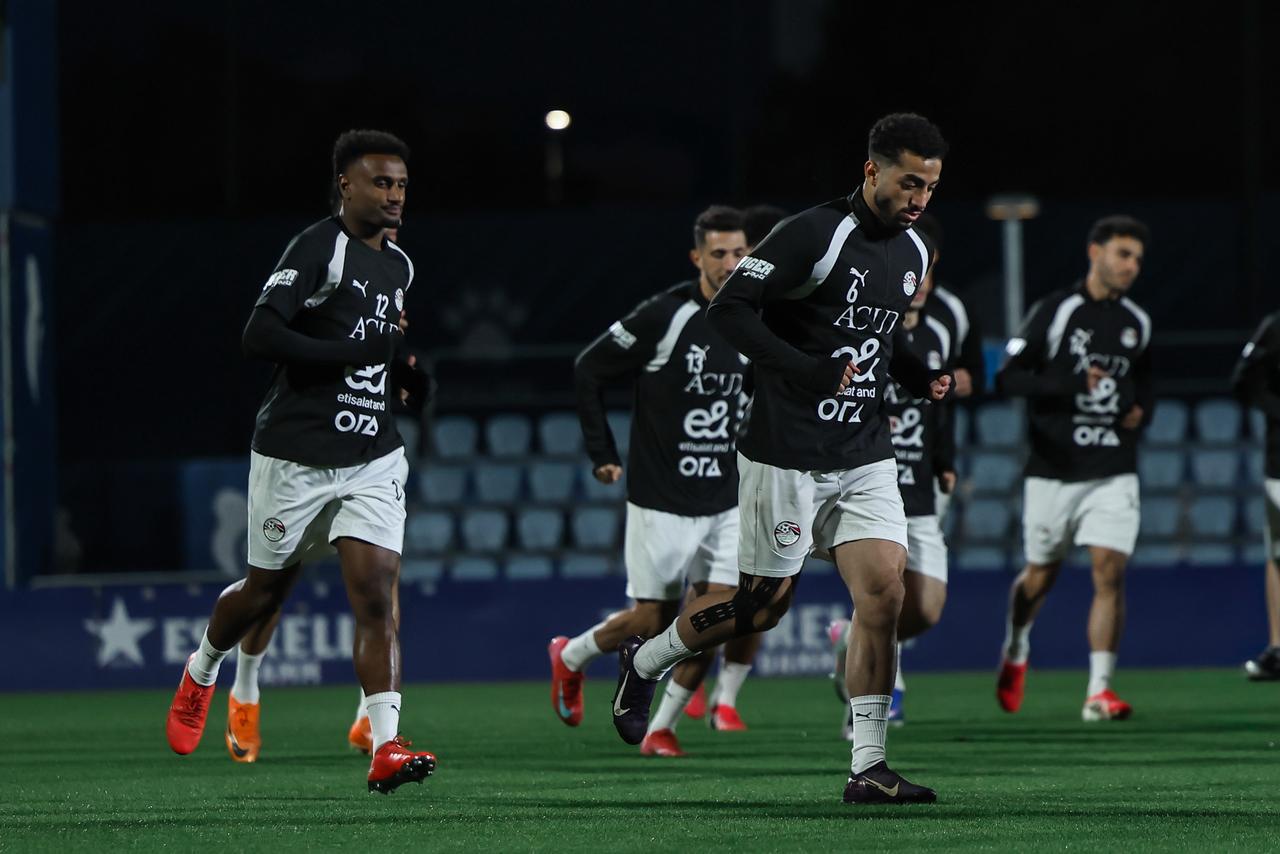 منتخب مصر يخوض تدريبه في "إسبانيول" استعداداً لودية إسبانيا