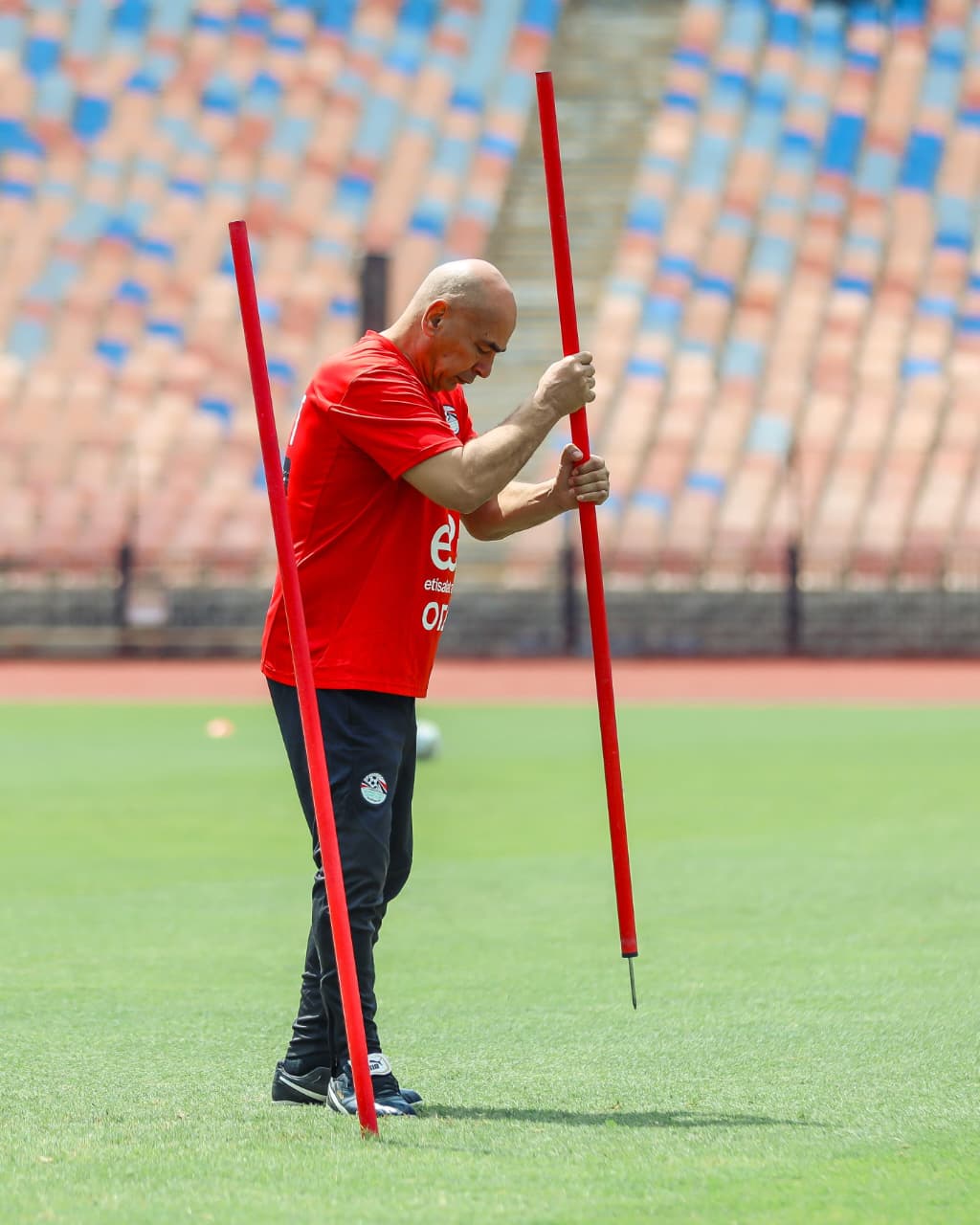 منتخب مصر يخوض آخر تدريباته في القاهرة قبل التوجه لبوركينا فاسو
