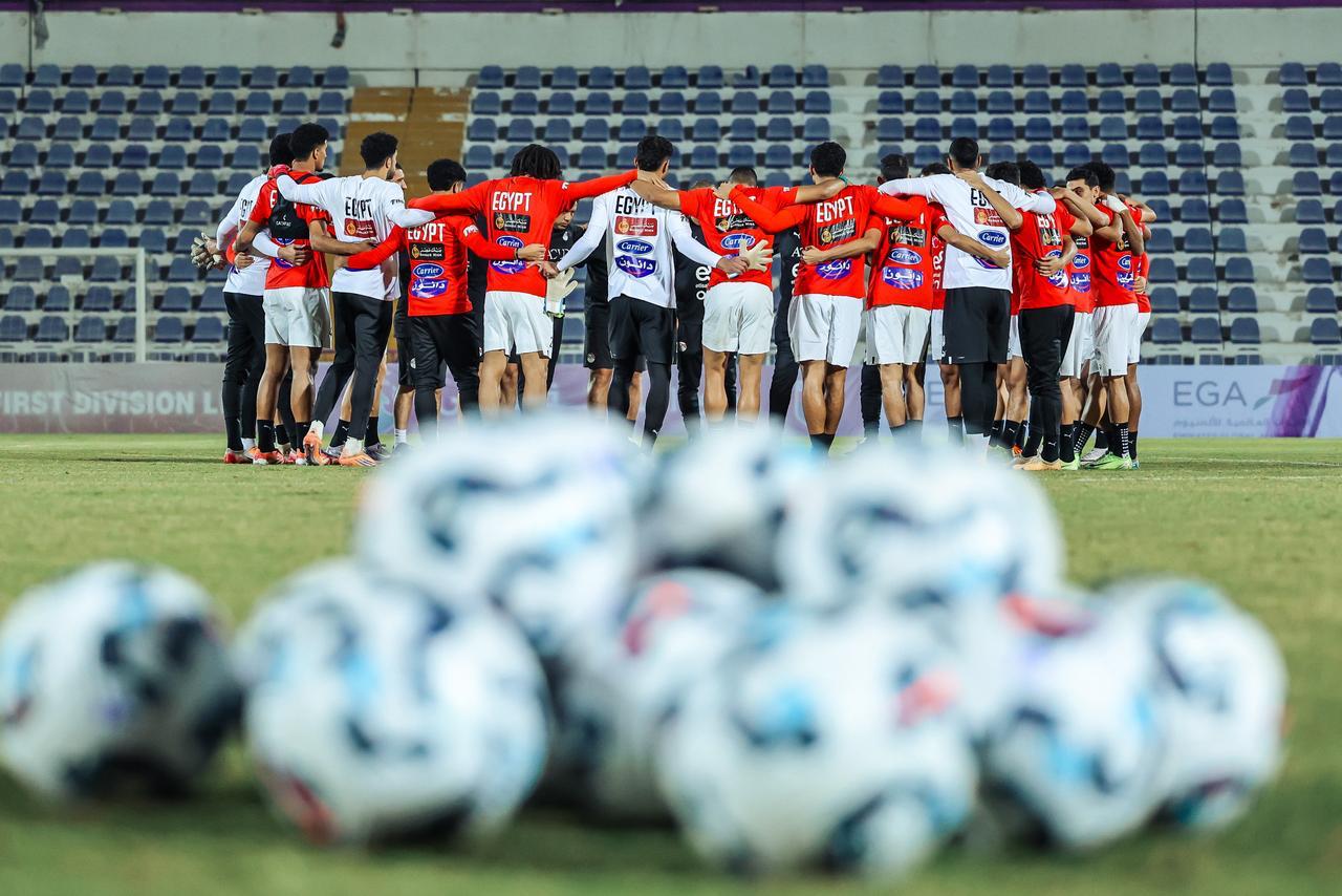 منتخب مصر يختتم تدريباته استعداداً لمواجهة كاب فيردي ودياً غداً
