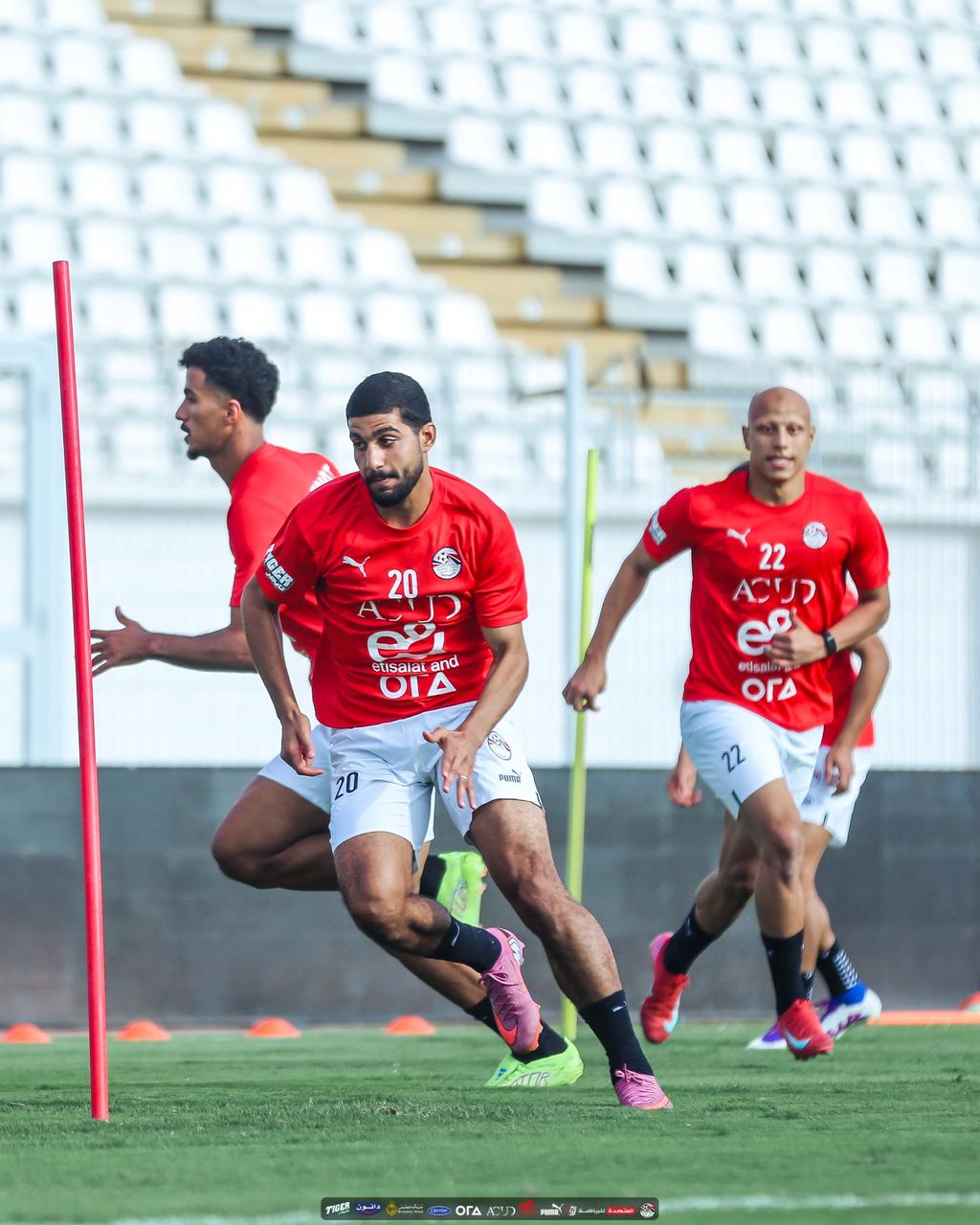 منتخب مصر يختتم تدريباته في الدار البيضاء قبل لقاء جيبوتي غدا