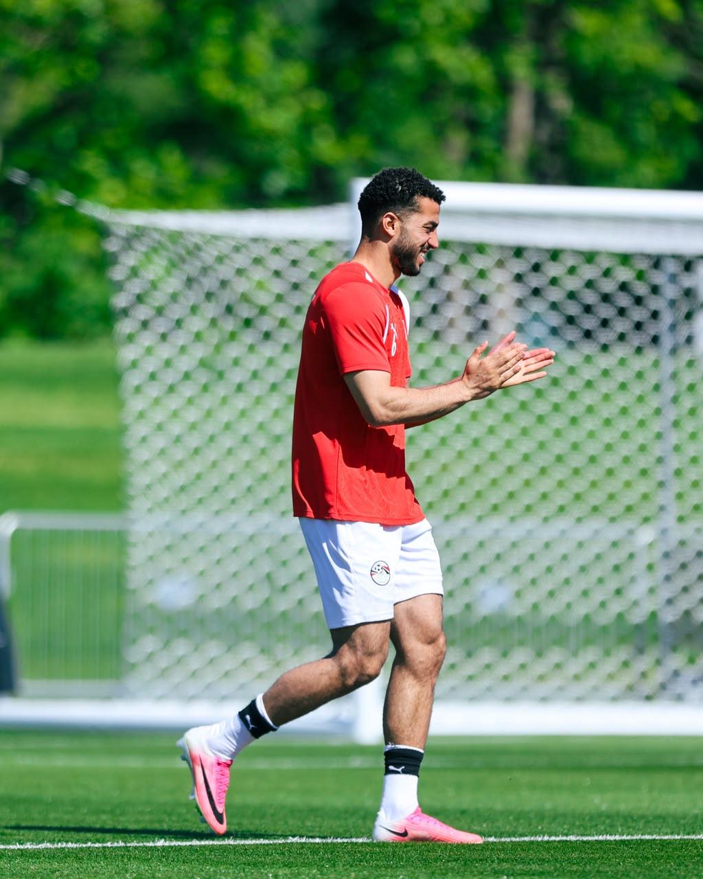 بالصور.. منتخب مصر يختتم تدريباته استعداداً لمواجهة بلجيكا غداً
