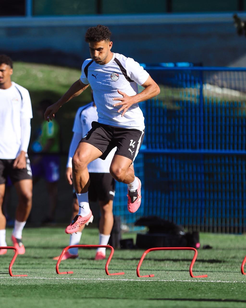 بالصور.. منتخب مصر يواصل الاستعداد لمواجهة نيوزيلندا في كأس العالم