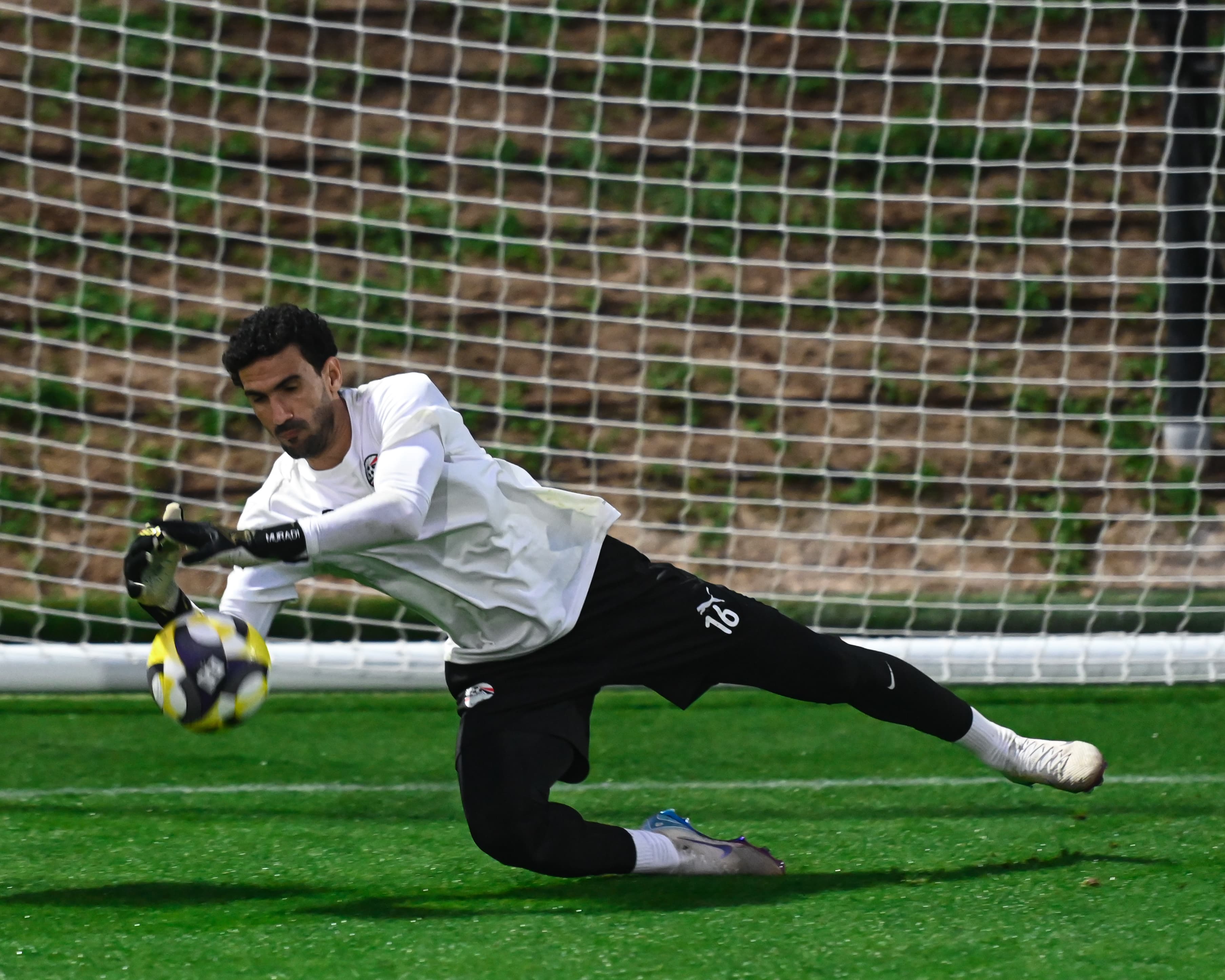 تدريبات منتخب مصر المشارك في كأس العرب استعدادا لمواجهة الأردن