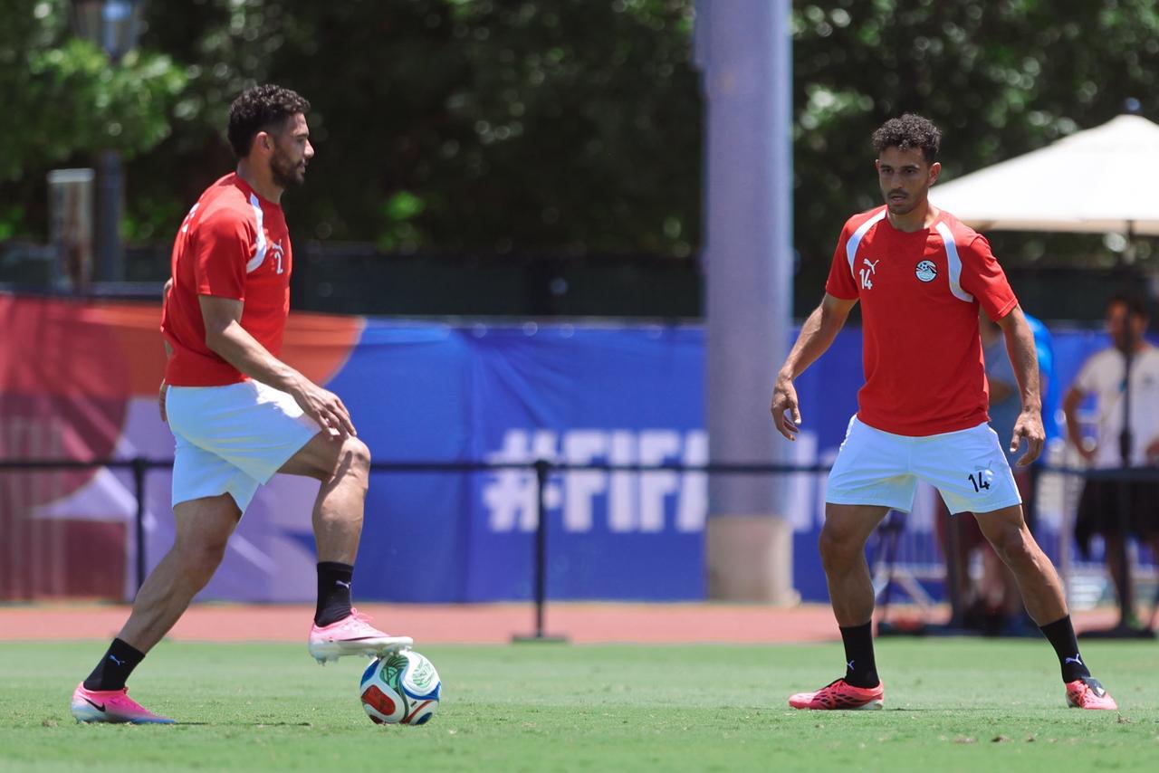 بالصور.. منتخب مصر يختتم تدريباته في "دالاس" استعداداً لمواجهة أستراليا 