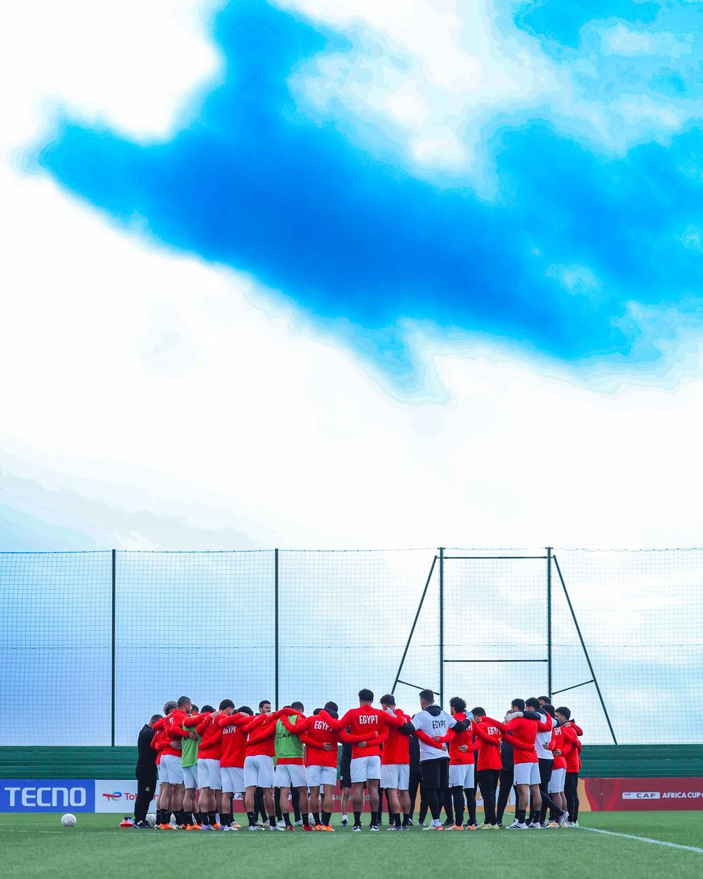 منتخب مصر يختتم تدريباته قبل مواجهة بنين غدًا