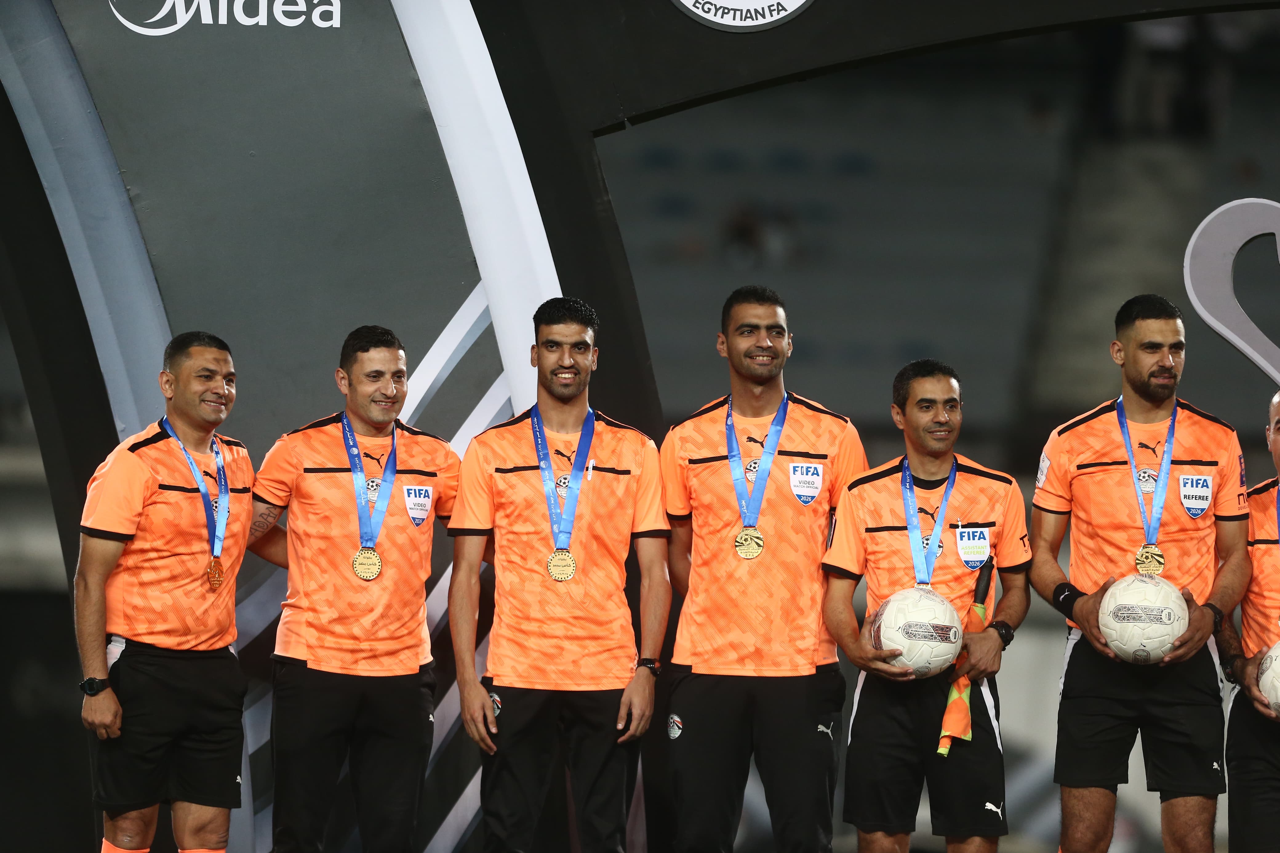 بالصور: مراسم تتويج بيراميدز بكأس مصر